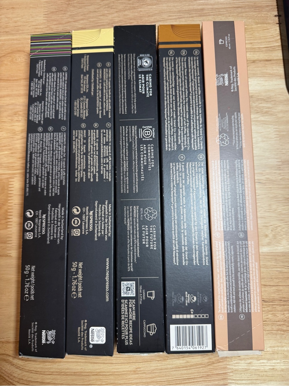 Nespresso Original Capsules - 5 flavors, sealed boxes - Picture 2 of 3